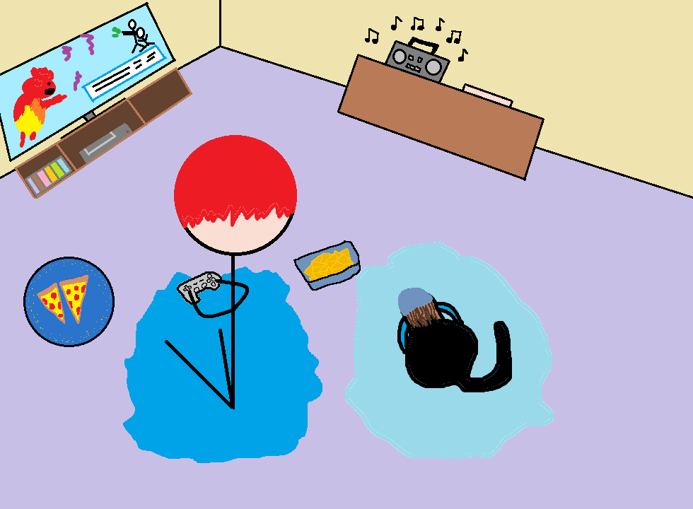 Zeph and Pengat chilling